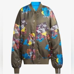 IVY PARK X Adidas Unisex REVERSABLE   satin bomber jacket